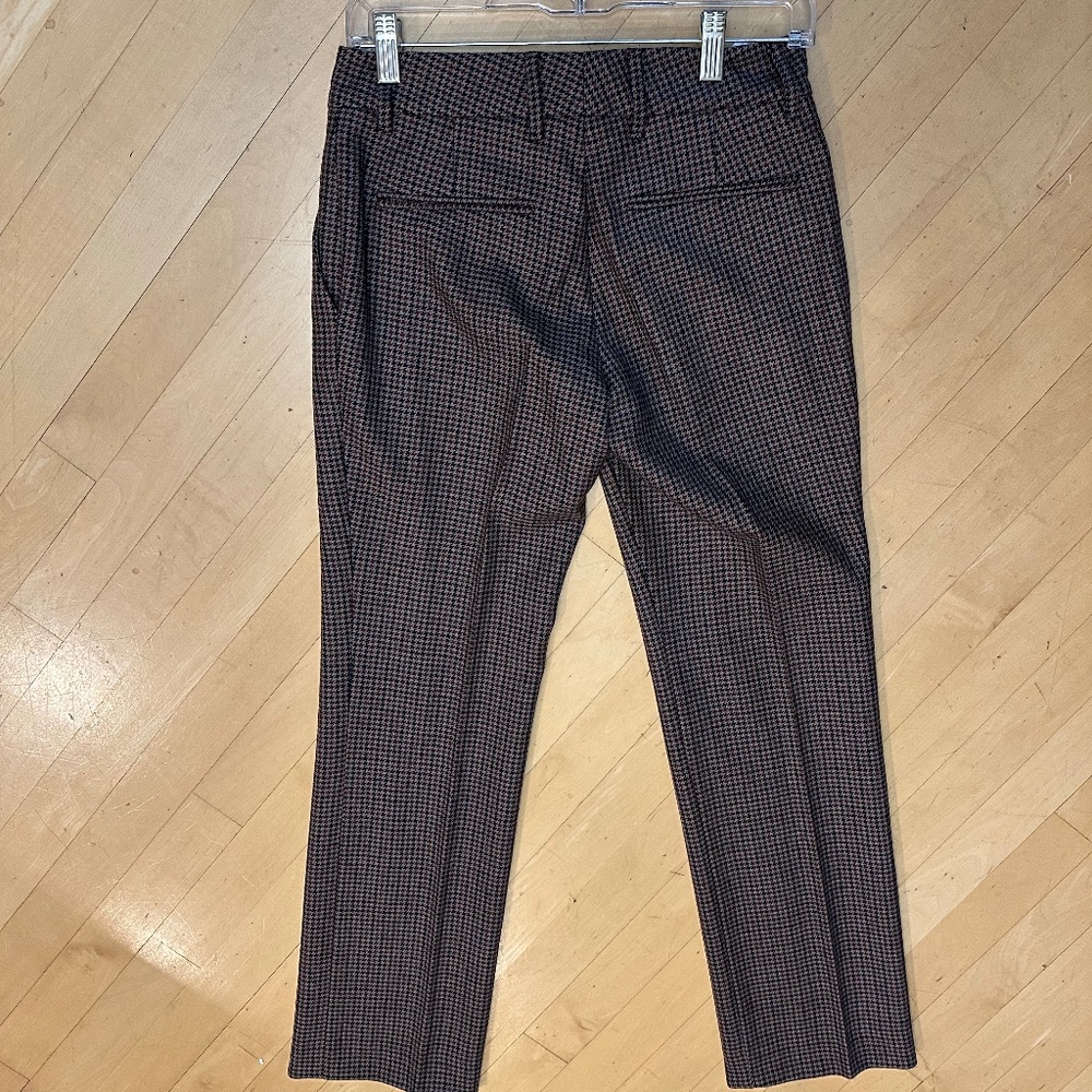GUCCI brown herringbone plaid wool pant, 38/XS, GD1201 - Picture 5 of 8